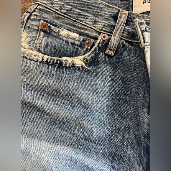 AGOLDE Riley High Rise Straight Crop Jeans - Picture 5 of 8
